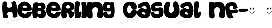Heberling Casual NF字体转换